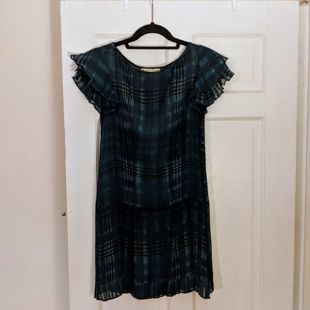 Nanette Lepore - Plaid Shift Dress - Green - 2